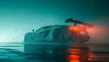 Drifting and spraying water