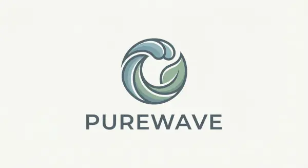 AI-generated logo concept for a wellness or spa brand