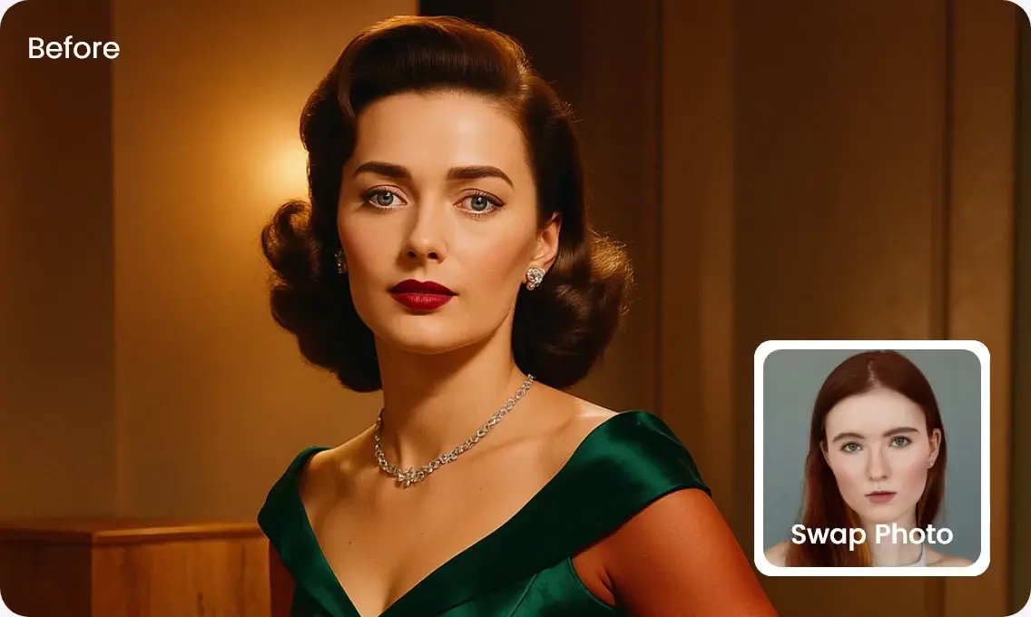 Celebrity head swap online - transforming into famous people with AI