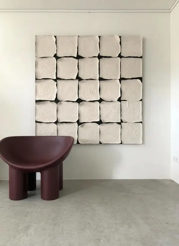 Same chair photo after AI recolor — new upholstery color, room background preserved