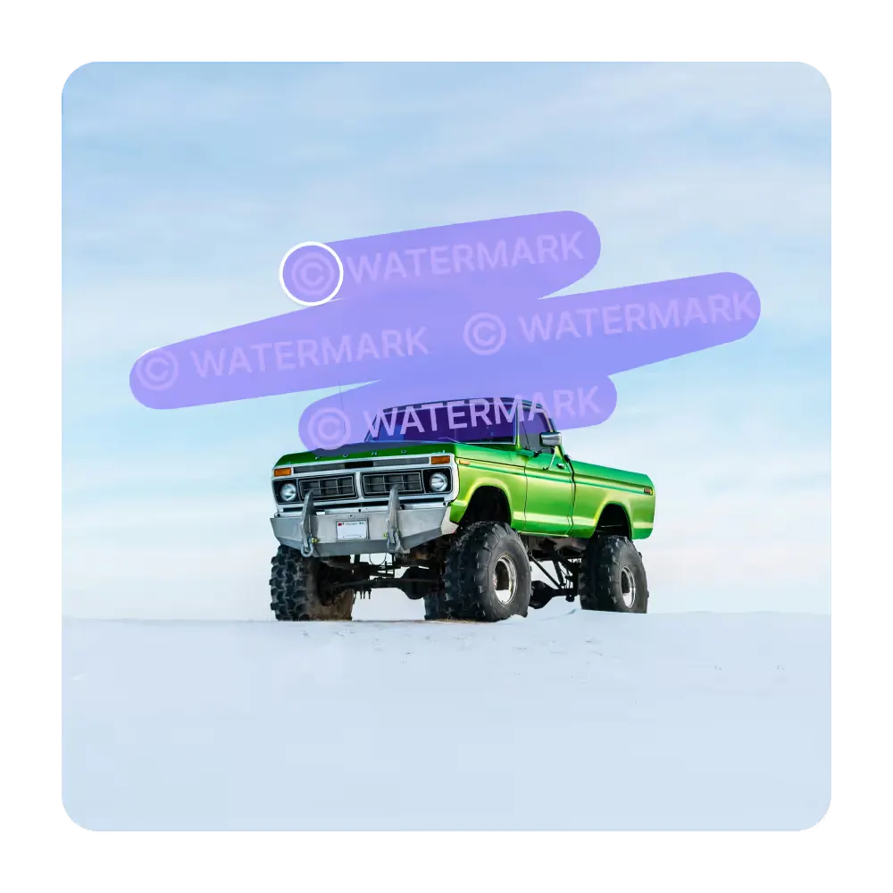 Verschiedene Wasserzeichentypen entfernt, darunter Logos, Texte und Stempel