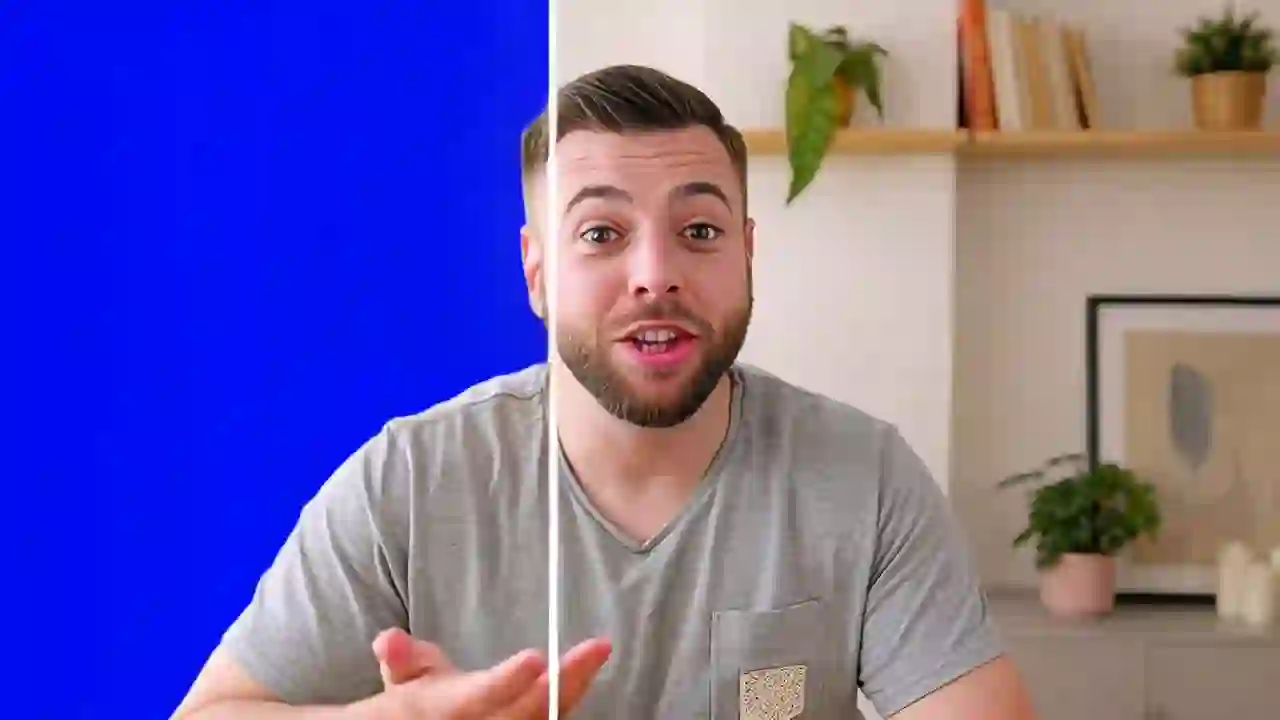 Professional quality video background removal