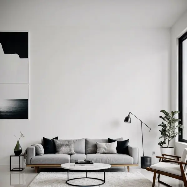 Minimal living room used as the location reference