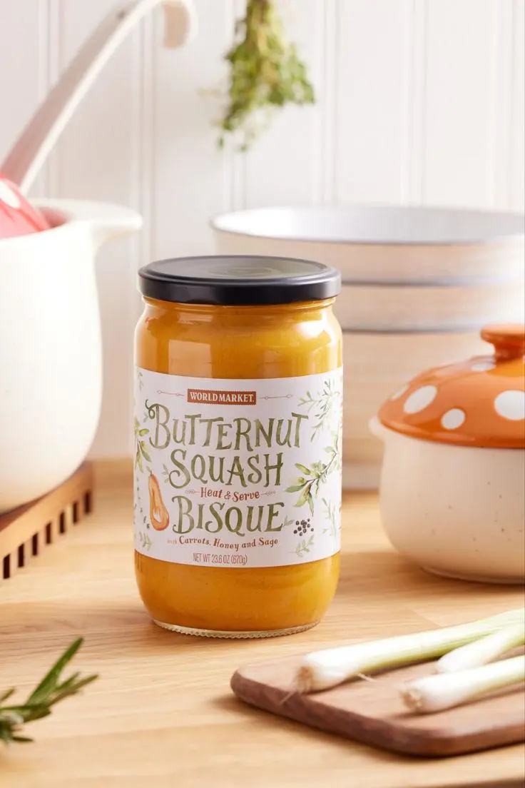 Butternut soup jar used as the product reference